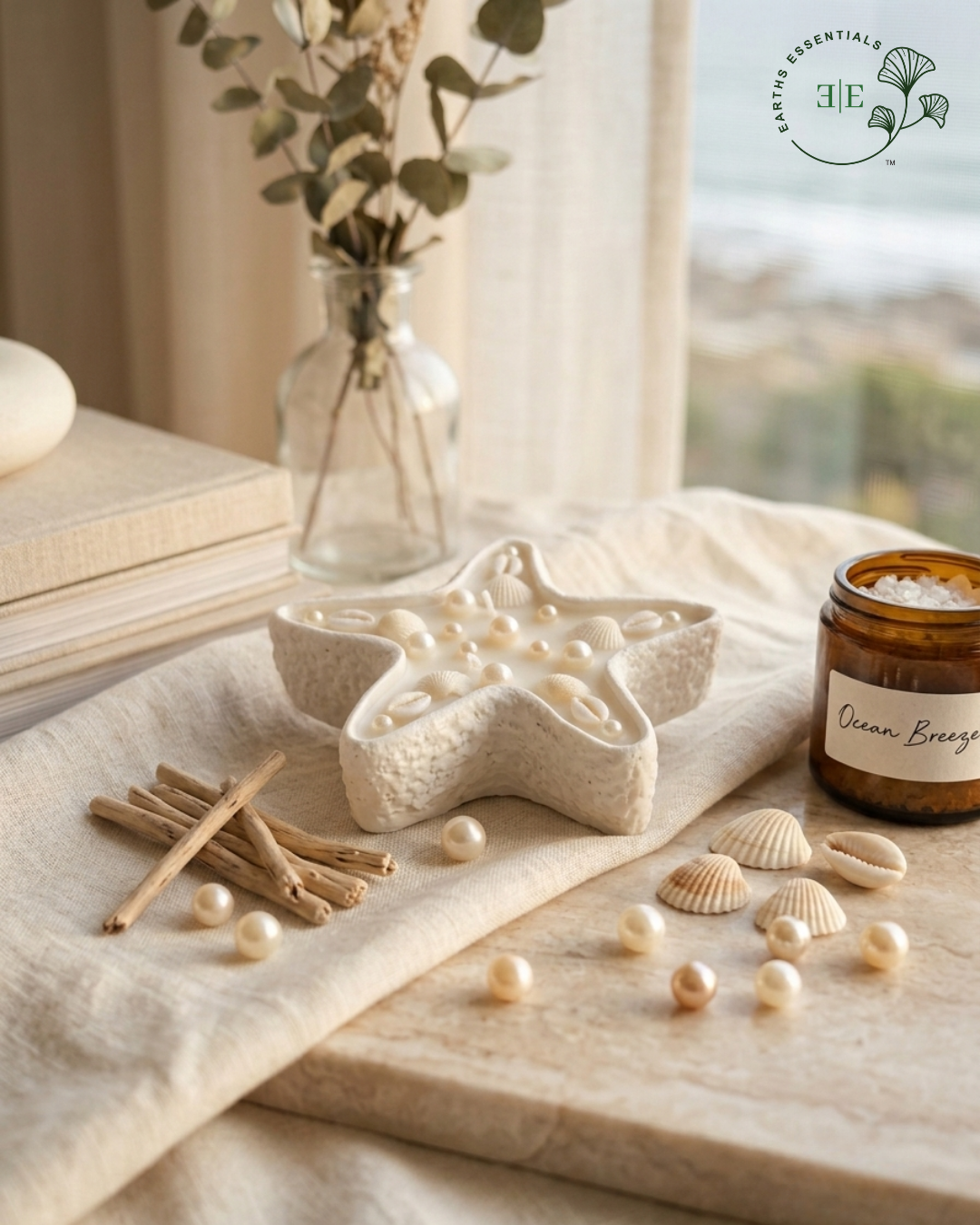 Seaside Starfish Candle